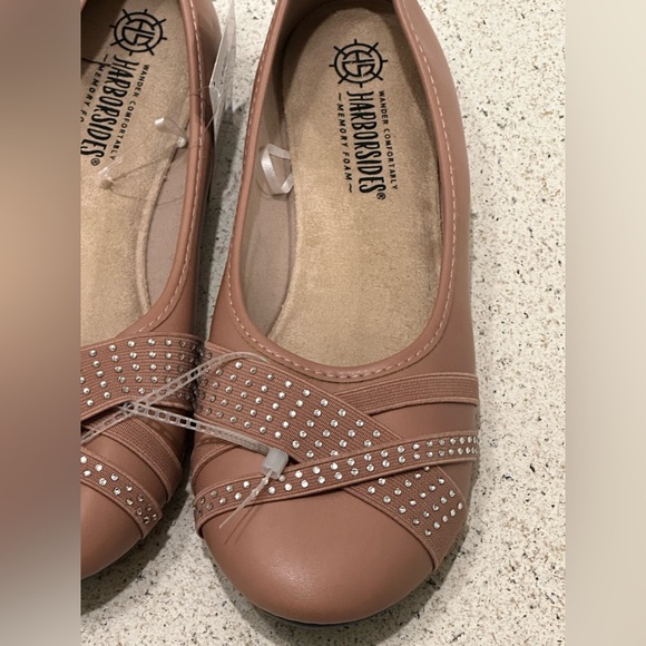 Memory Foam Rhinestone Flats - Picture 2 of 5